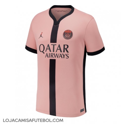 Camisa de Futebol Paris Saint-Germain Equipamento Alternativo 2024-25 Manga Curta